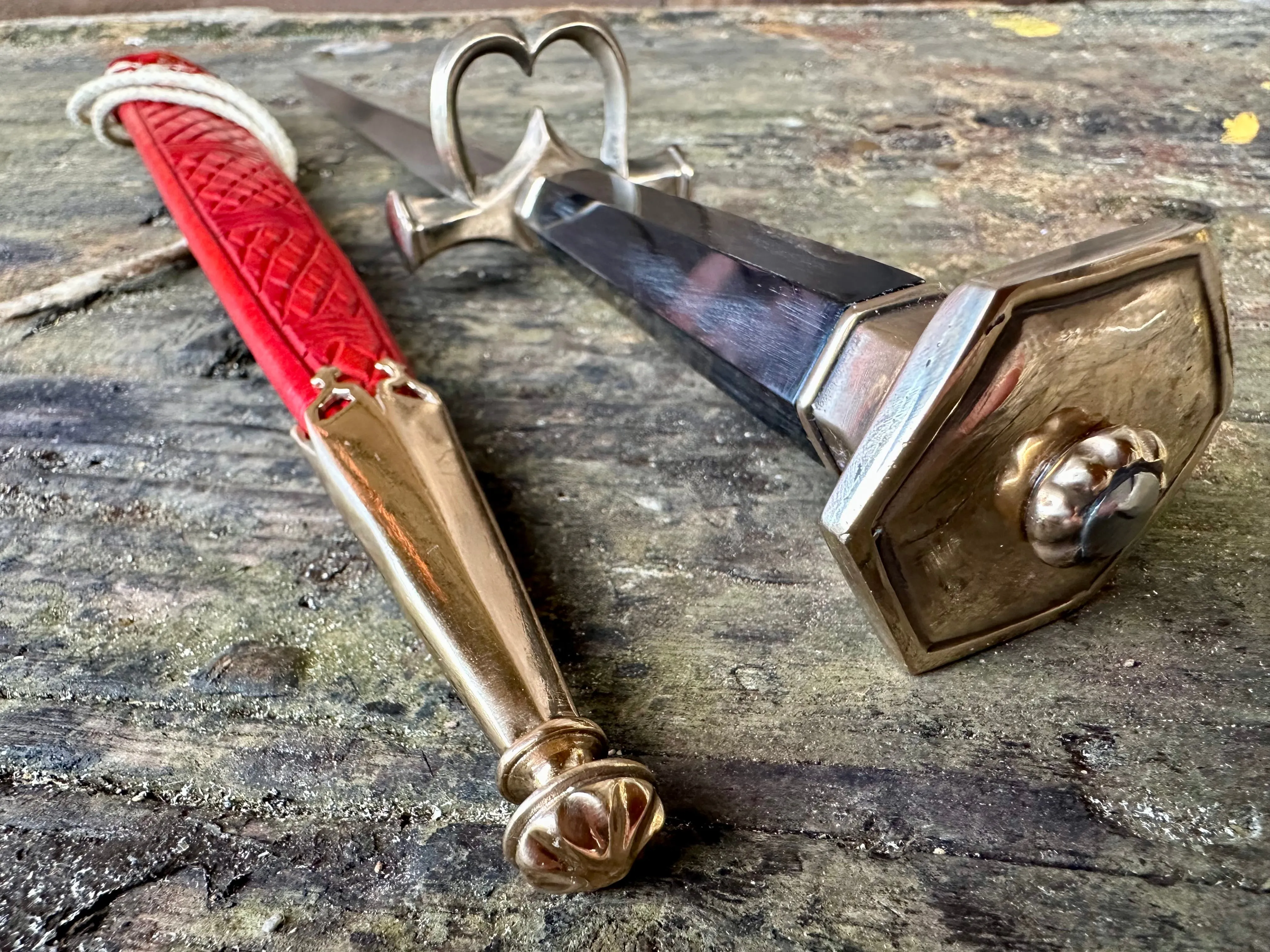 16thC German quillon dagger with hexagonal grip - SOLD