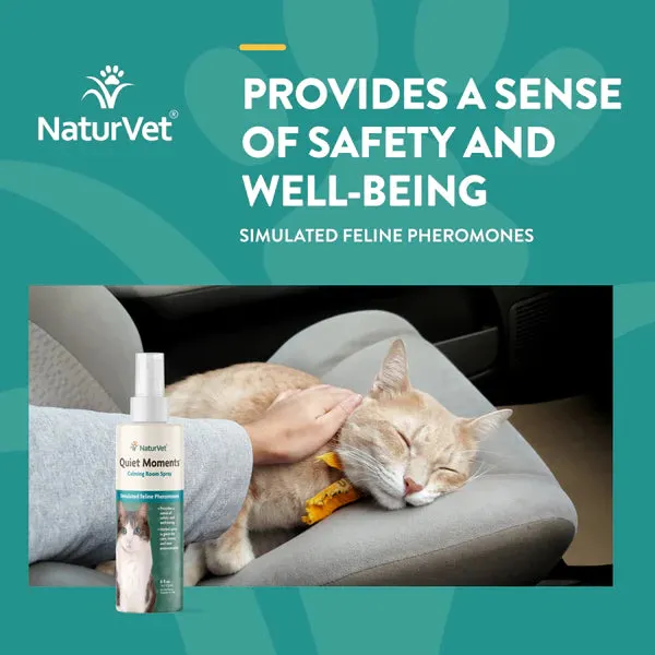 20% OFF: NaturVet Quiet Moments Herbal Calming Spray For Cats