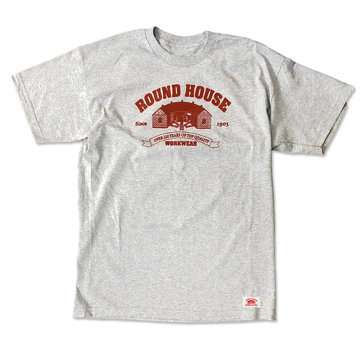 #620 Made in USA T-Shirt Round House Logo