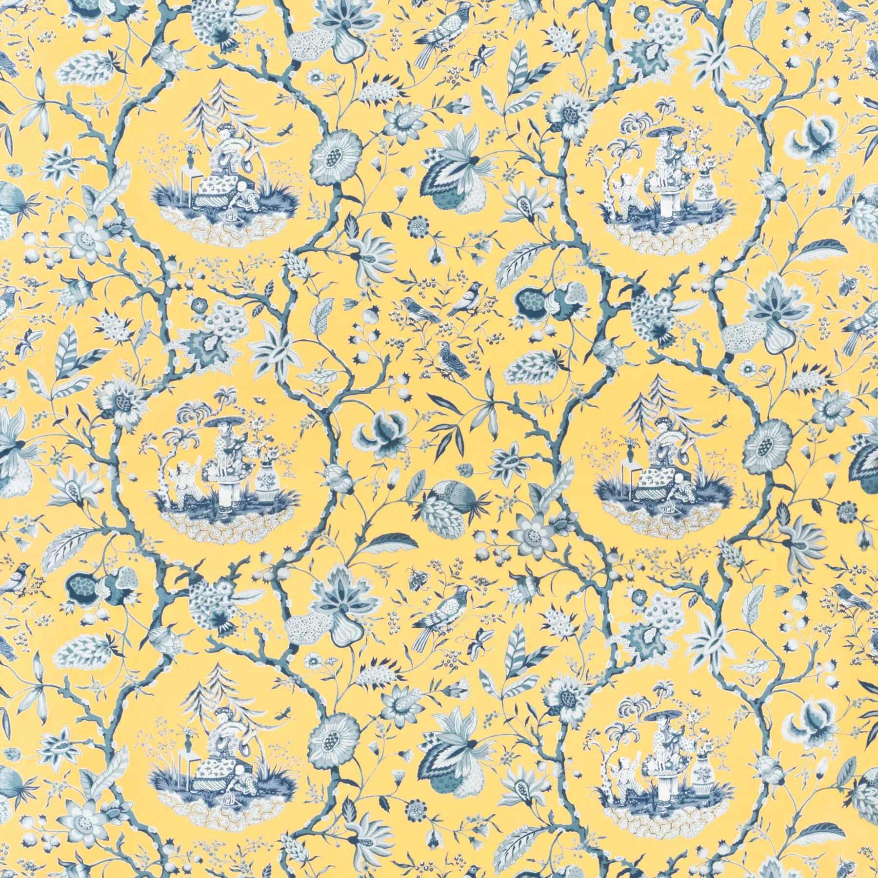 7324-9 Tea Garden by Stout Fabric