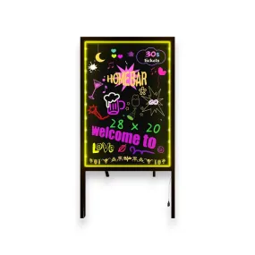 80_60cm Standing A-Frame LED Message Writing Board