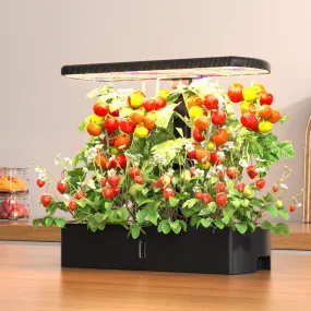 Adjustable Height Hydroponics Planter Box with LED – Green Fingers