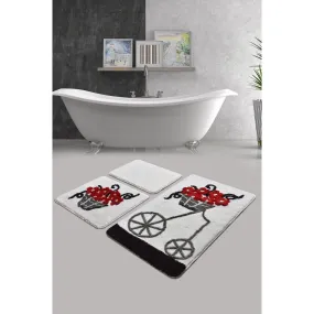 Aran Red  Bath Mat