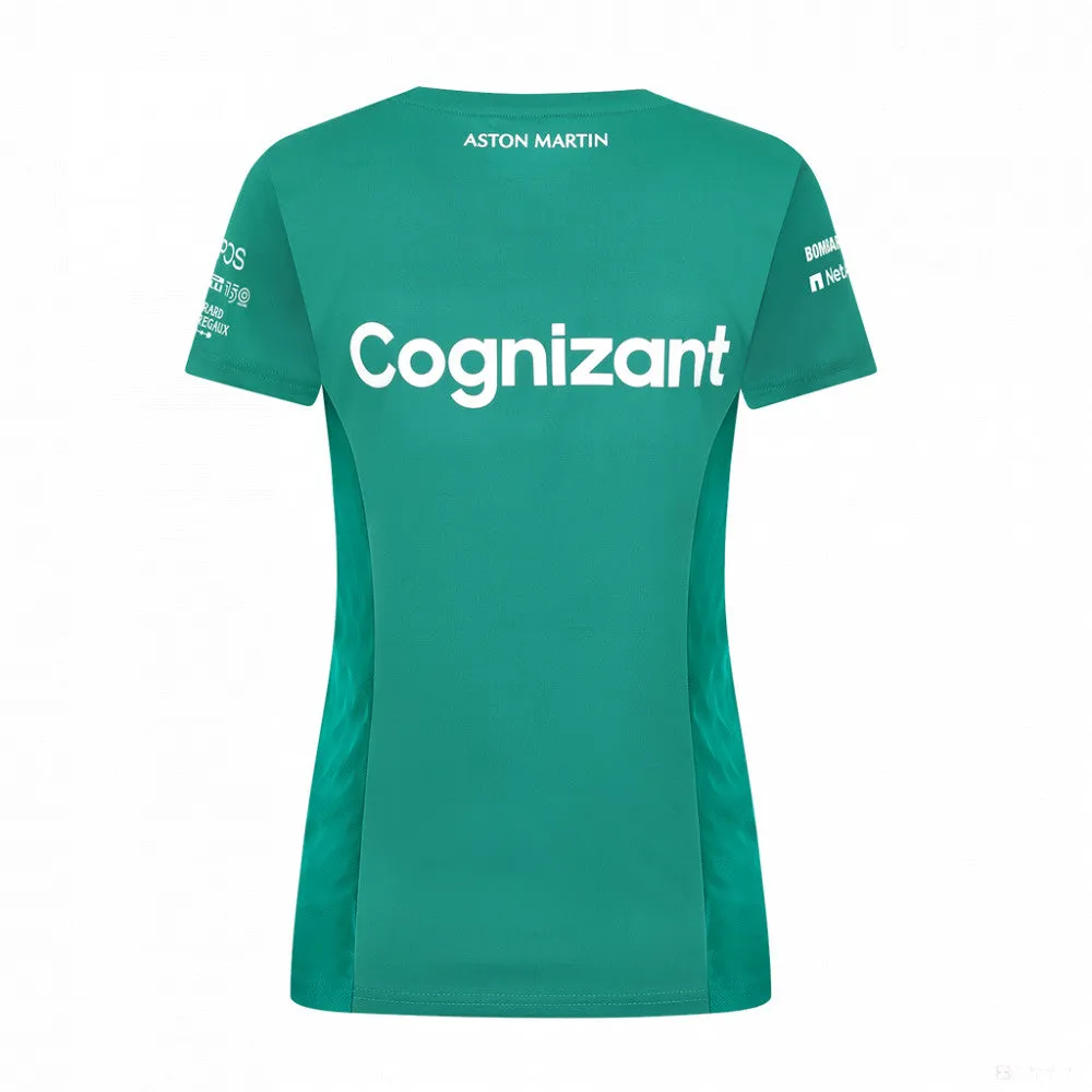 Aston Martin Womens Team T-Shirt, Green, 2022