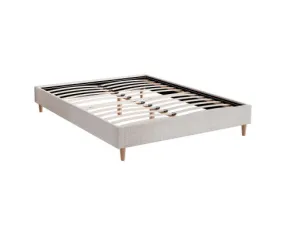 Bed Frame Beige ZORA