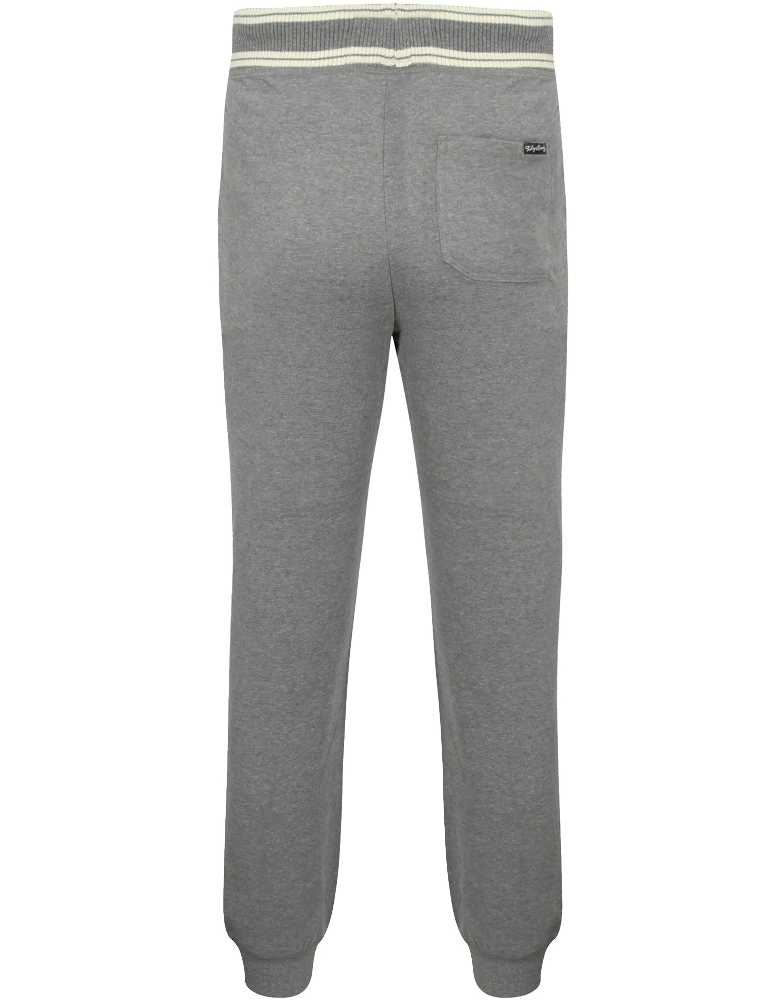 Bellevue Point Cuffed Joggers in Mid Grey Marl - Tokyo Laundry