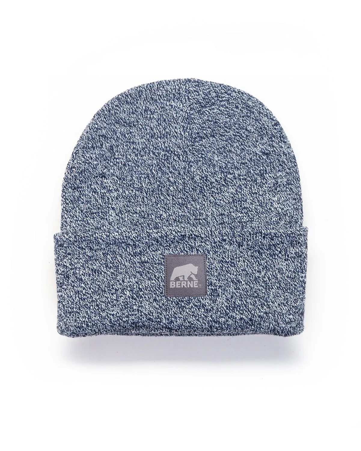 Berne Unisex Heritage Knit Cuff Blue/White 100% Acrylic Beanie Hat