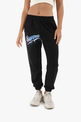 Black Printed Lounge Jogger