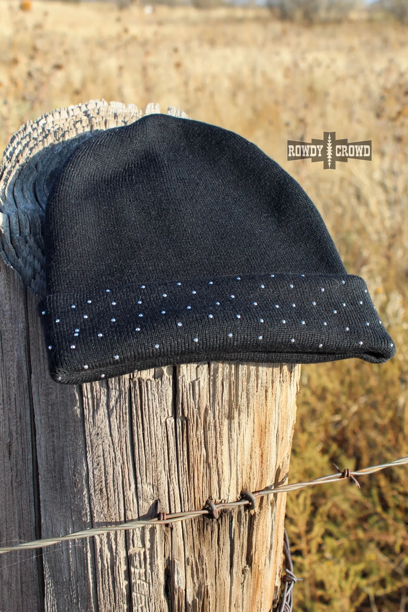 BLACK- Shine Bright Beanie