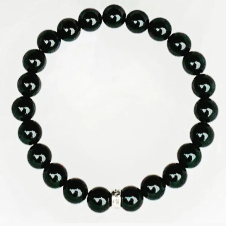 BLACK TOURMALINE CRYSTAL BRACELET by sacred blu