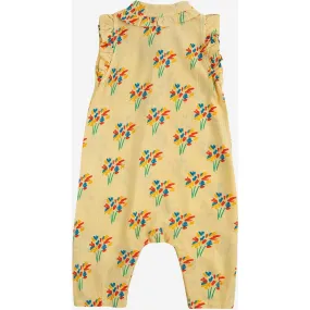 Bobo Choses Baby Fireworks All Over Woven Overall Sleeveless Light Yellow