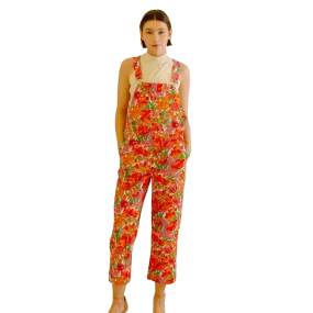 Bright Multi Floral Overall Pants