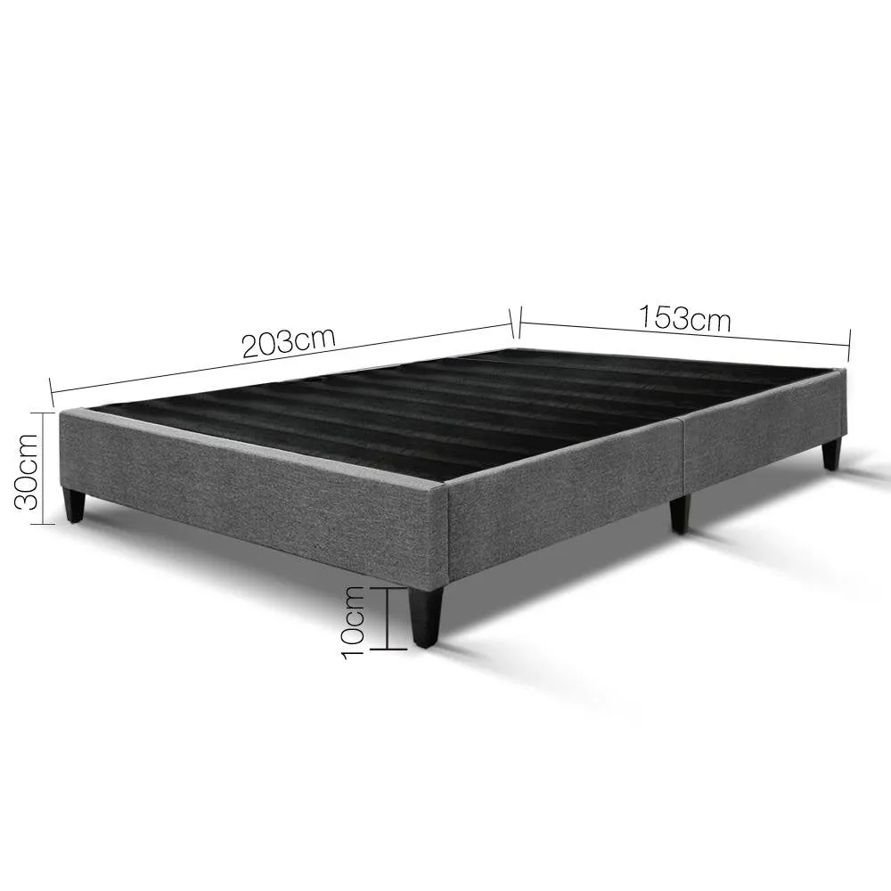 Brisk Queen Bed Base Frame Grey