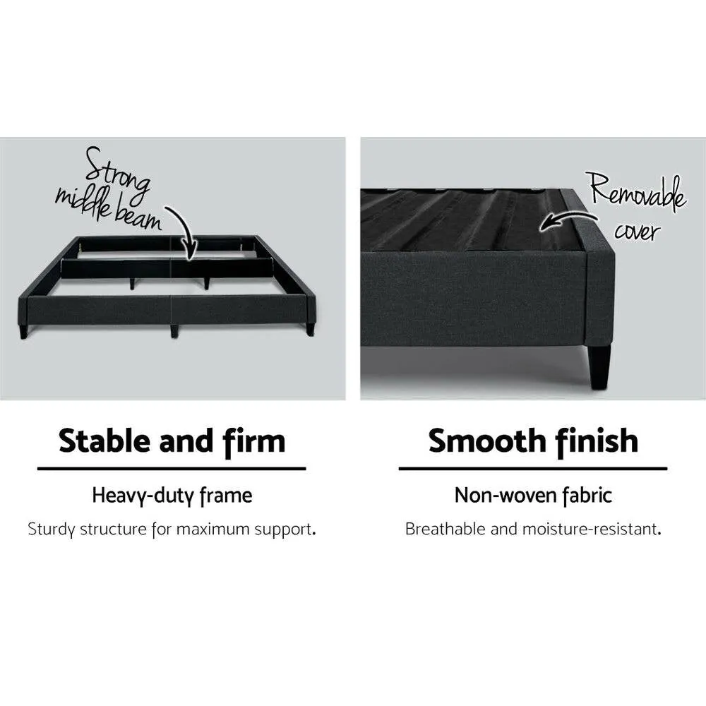 Brisk Queen Bed Frame Charcoal