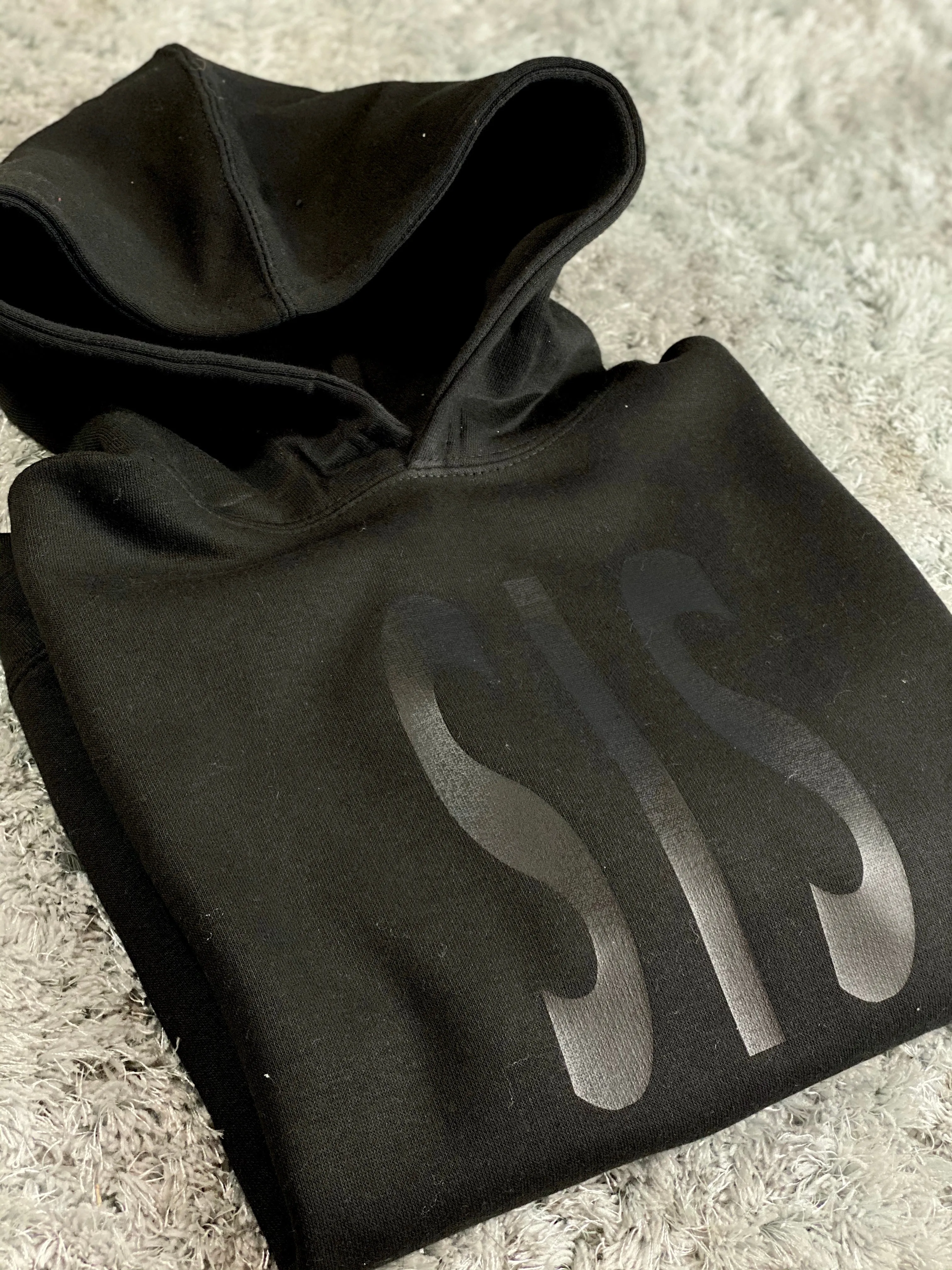 BRUH/SIS- Blacked Out Toddler Hoodies