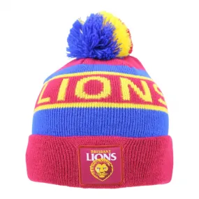 Burley Brisbane Lions AFL YOUTH Beanie