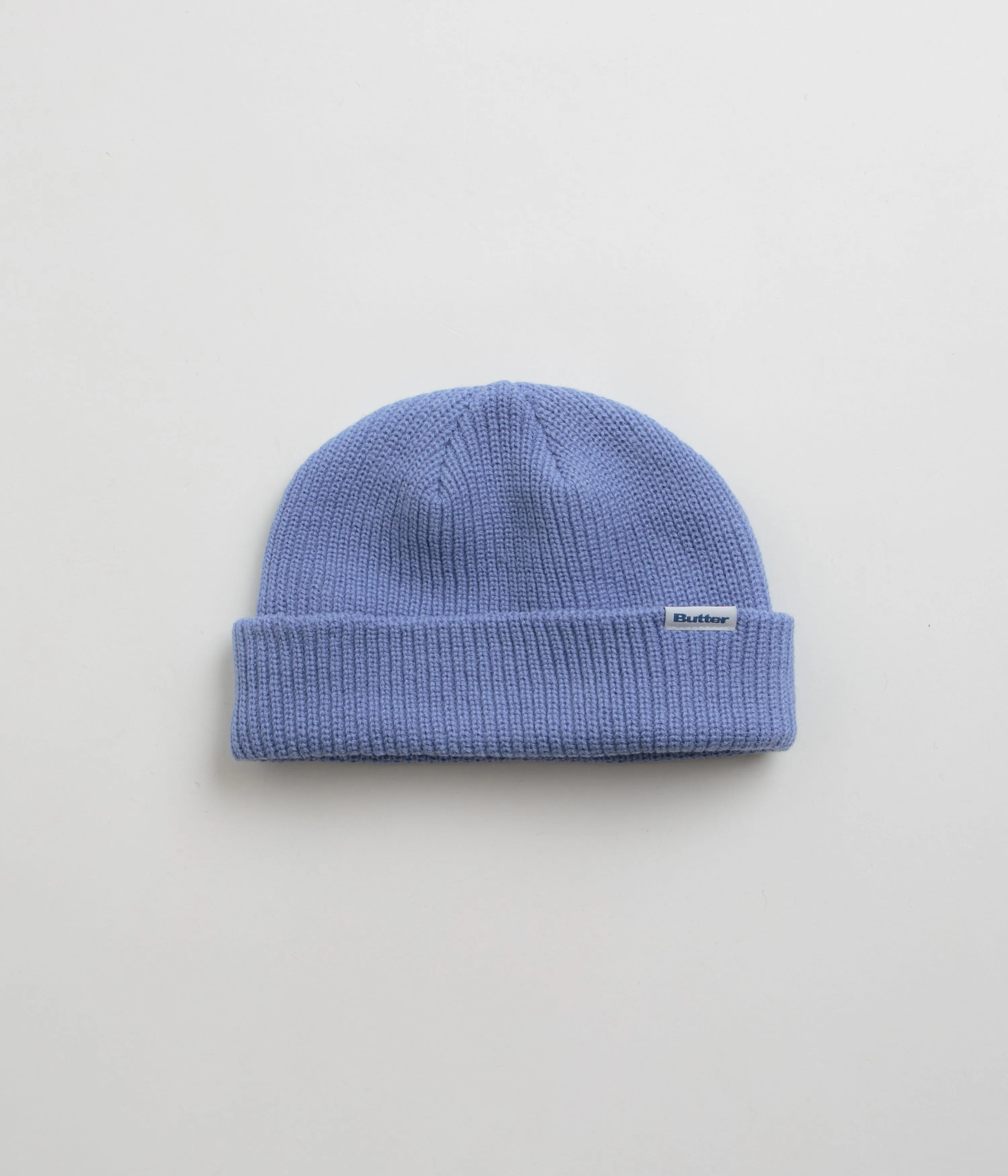 Butter Goods Wharfie Beanie - Pacific Blue / White