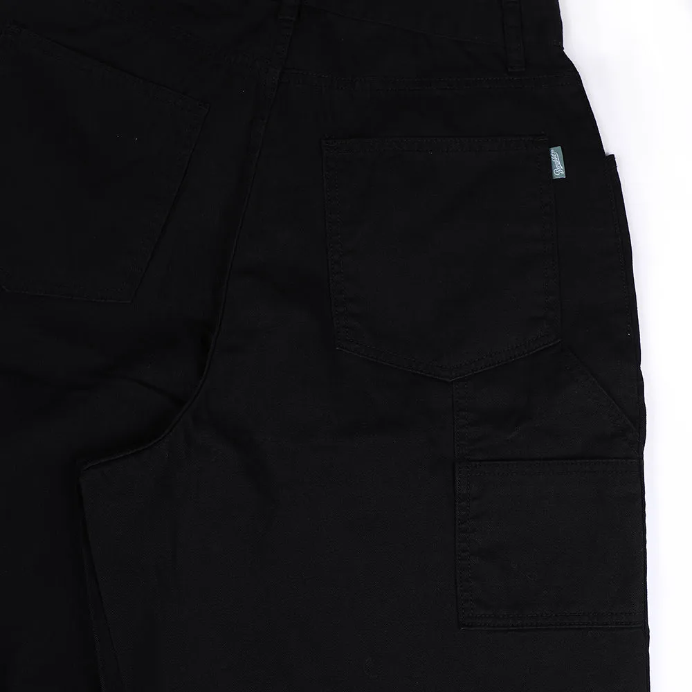 CARPENTER LOOSEFIT COTTON SHORT PANTS BLACK