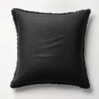 Casaluna 1-Piece Pillow Sham Linen-Blend OEKO-TEX Soft Feel