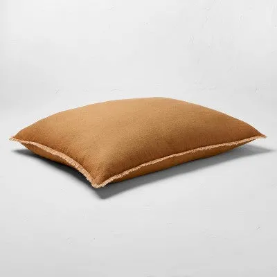 Casaluna Slub Linen Blend Decorative Pillow 26x34 Removable Cover