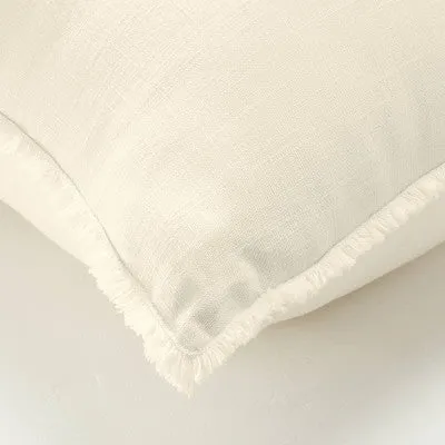 Casaluna Slub Linen Blend Decorative Pillow 26x34 Removable Cover