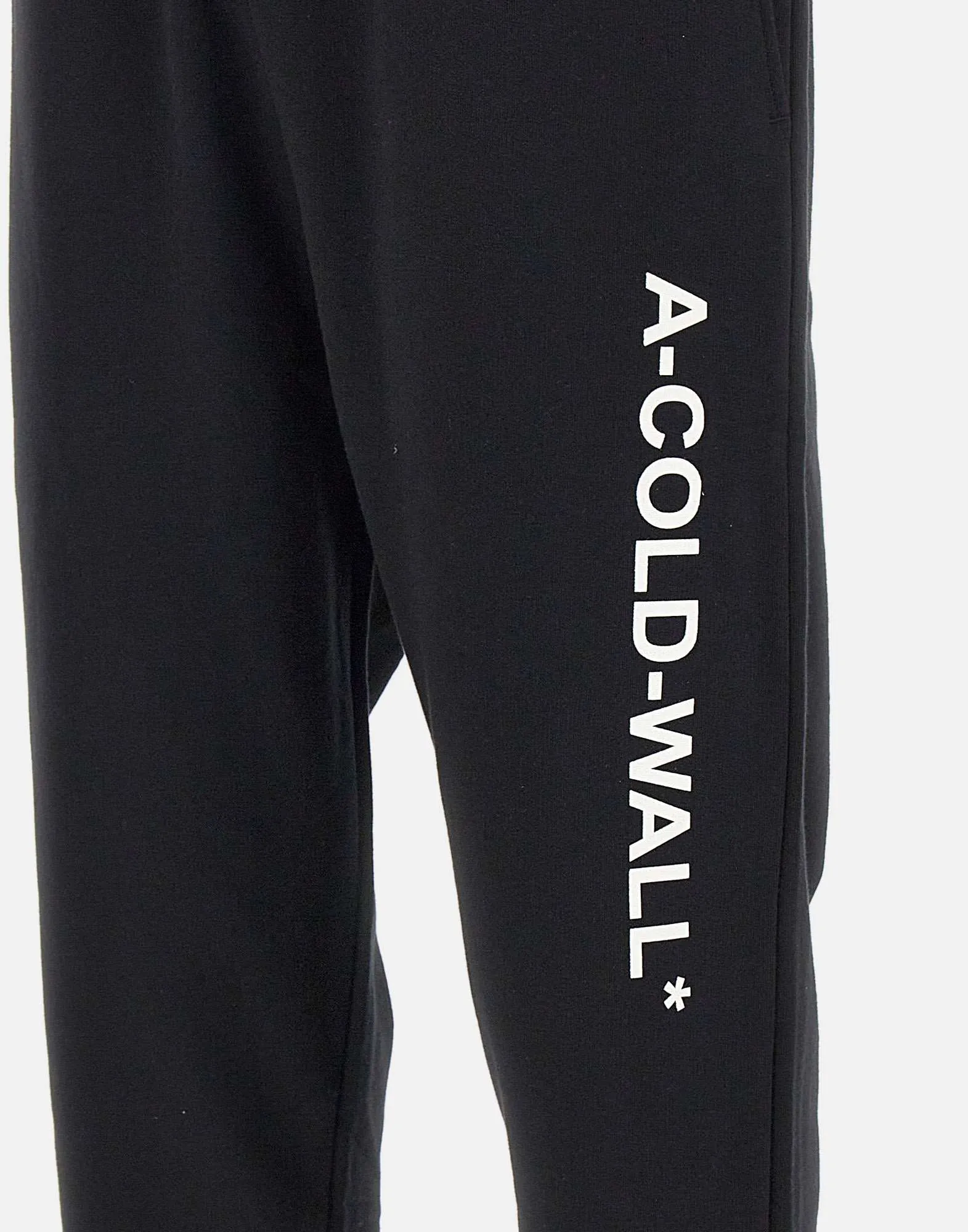 Cotton Regular Fit Jersey Jogger in Black