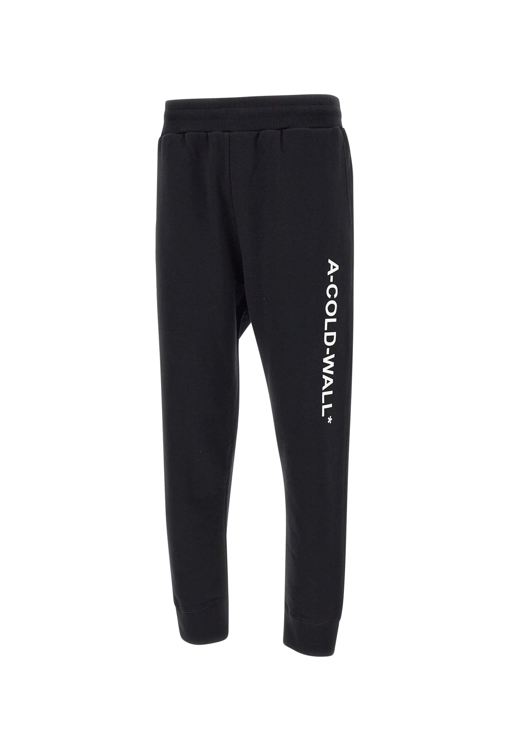 Cotton Regular Fit Jersey Jogger in Black