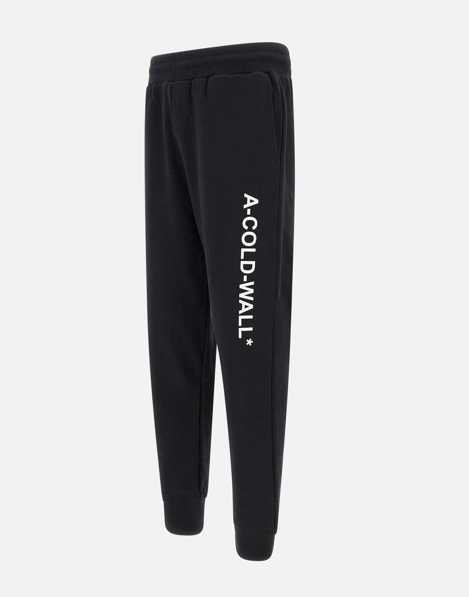 Cotton Regular Fit Jersey Jogger in Black