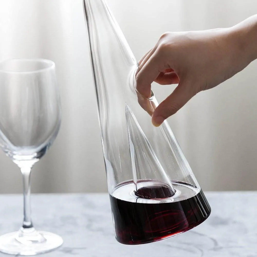 Creative Pyramid Glass Wine Decanter