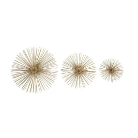 Crenata Colored 3 Piece Star Wall Decor Set