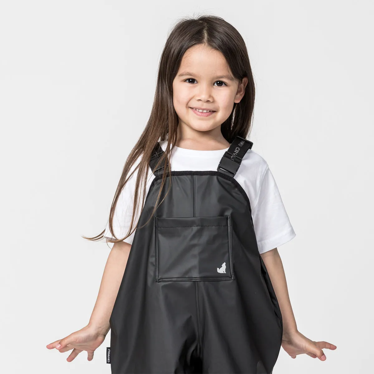 Cry Wolf Rain Overall Black