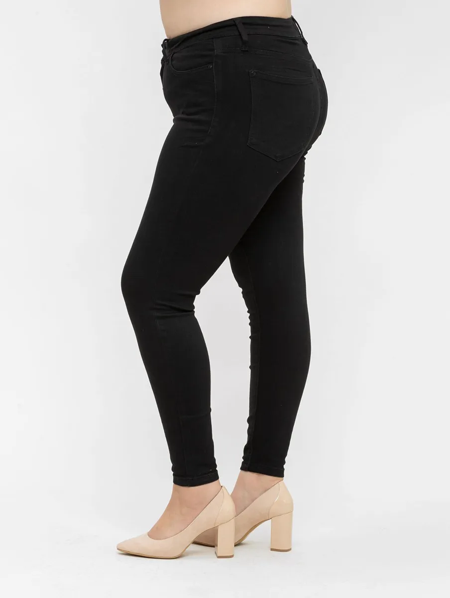 Curvy Ally Mid-Rise Skinny by Judy Blue