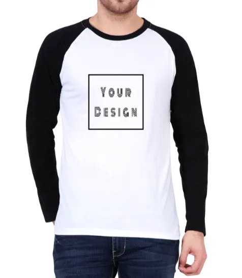 Customized Raglan Full Sleeves T Shirt D100