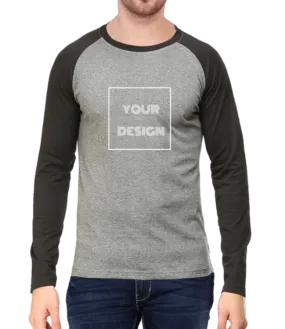 Customized Raglan Full Sleeves T Shirt D100