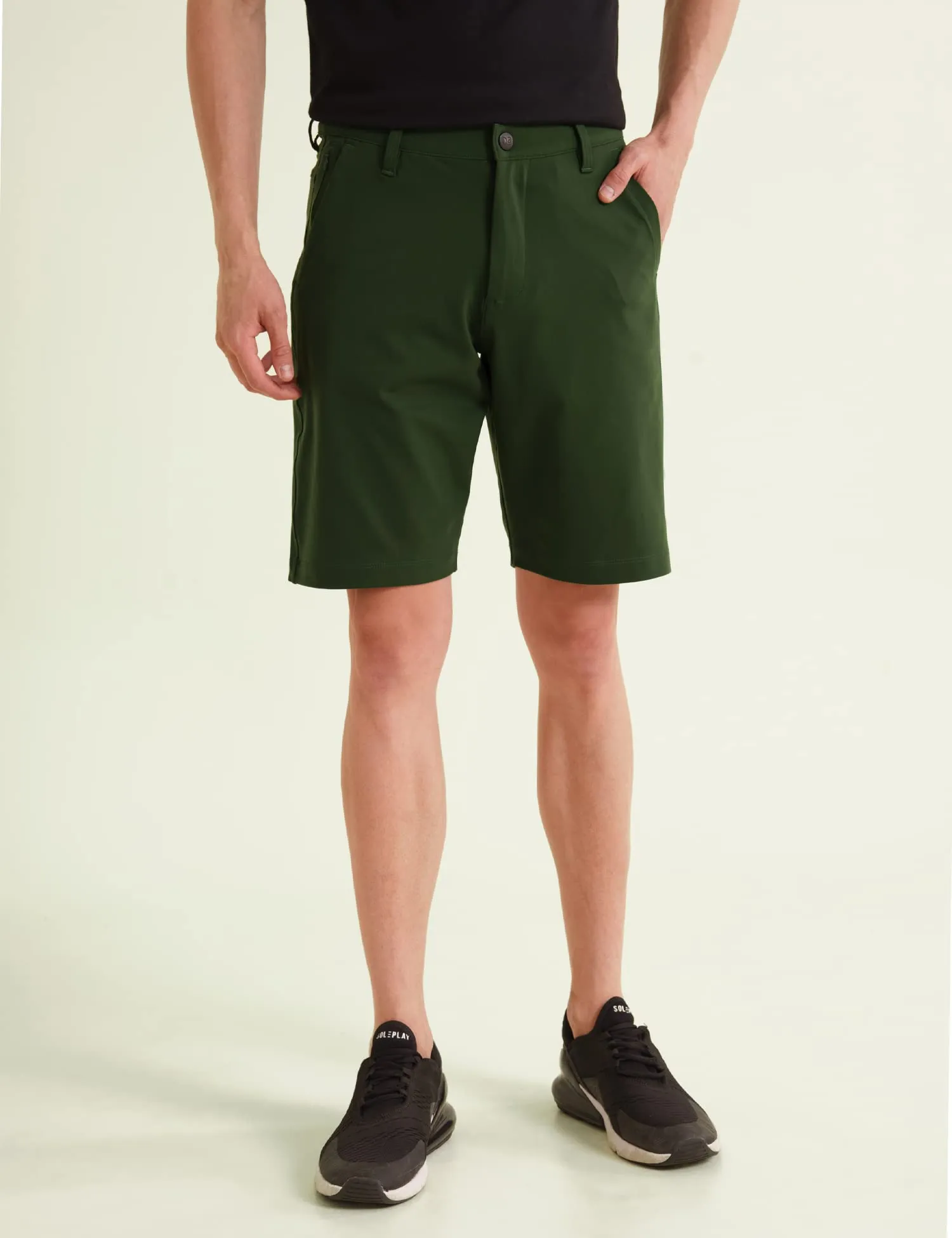 DAMENSCH Freedom 4-way Stretch Chino Shorts-Rifle Green-Large