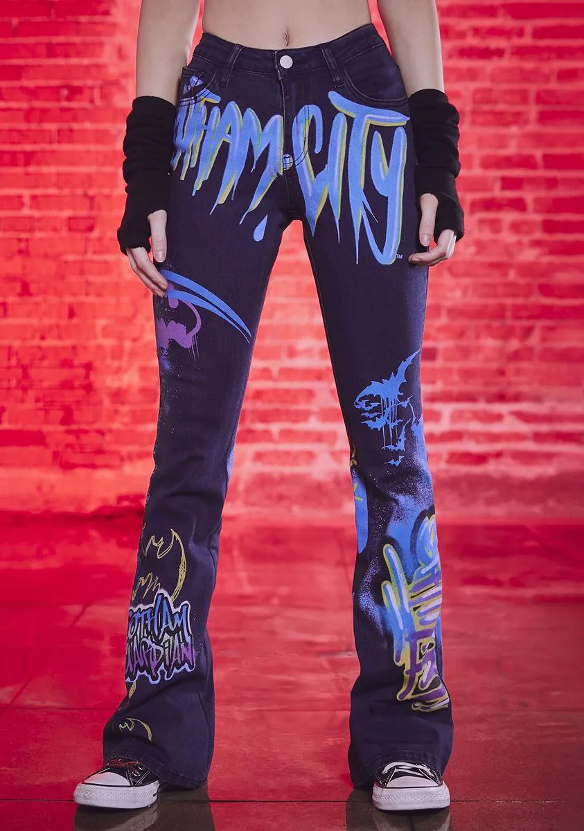 Dark City Graphic Jeans