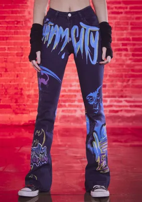 Dark City Graphic Jeans