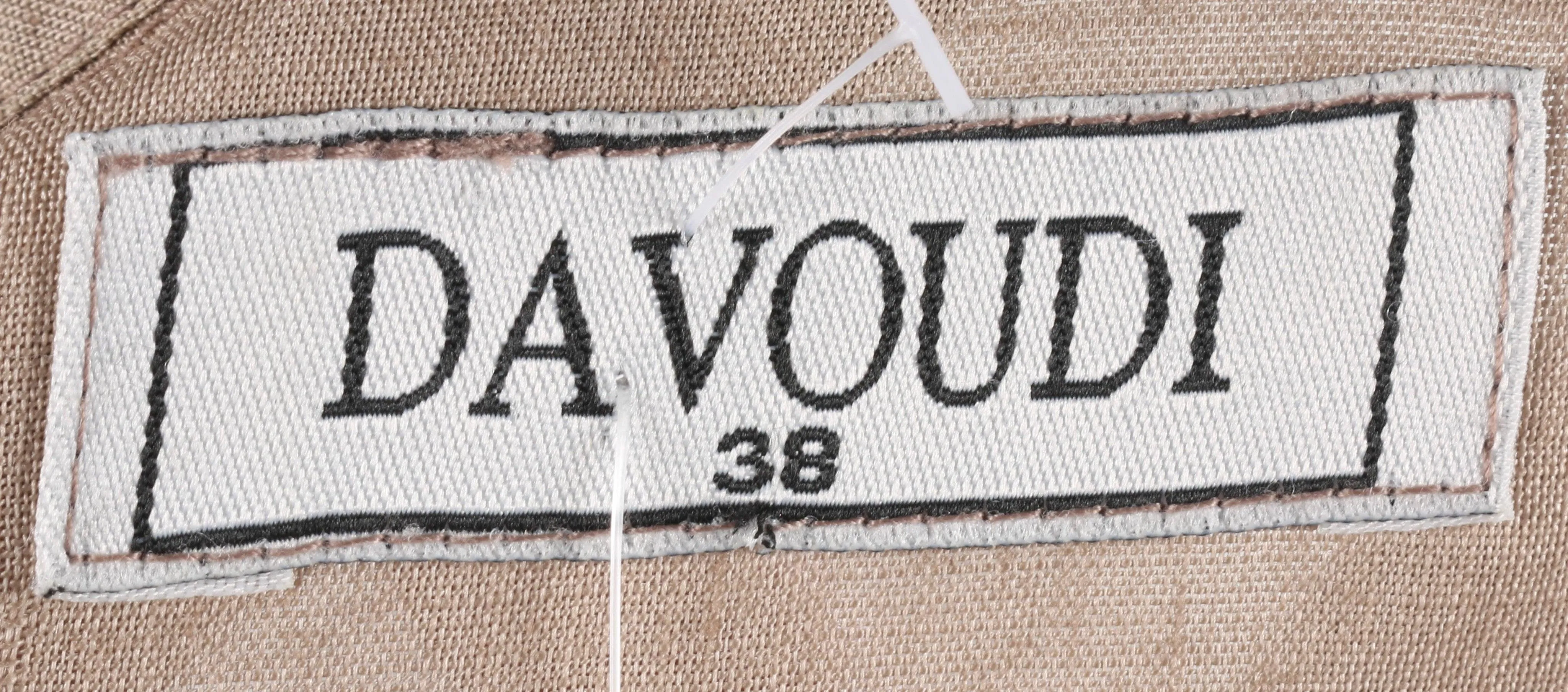 Davoudi linen embroidered dress