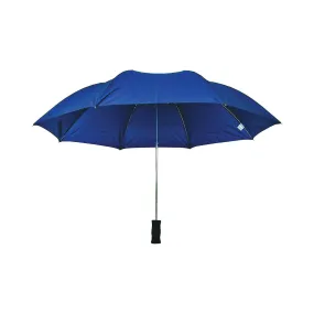 Diamondback Compact Rain Umbrella, Nylon Fabric, Navy Fabric, 21 in