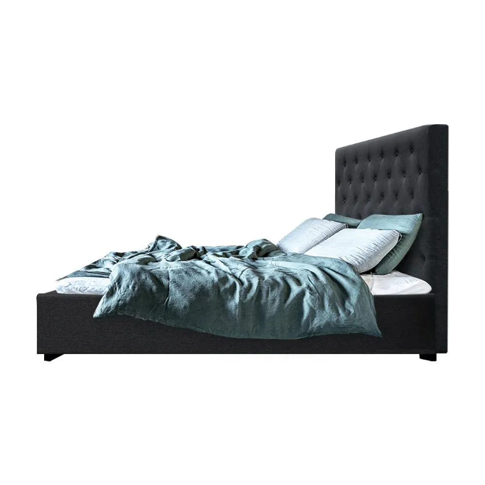 Dorilla Storage Double Bed Frame Charcoal