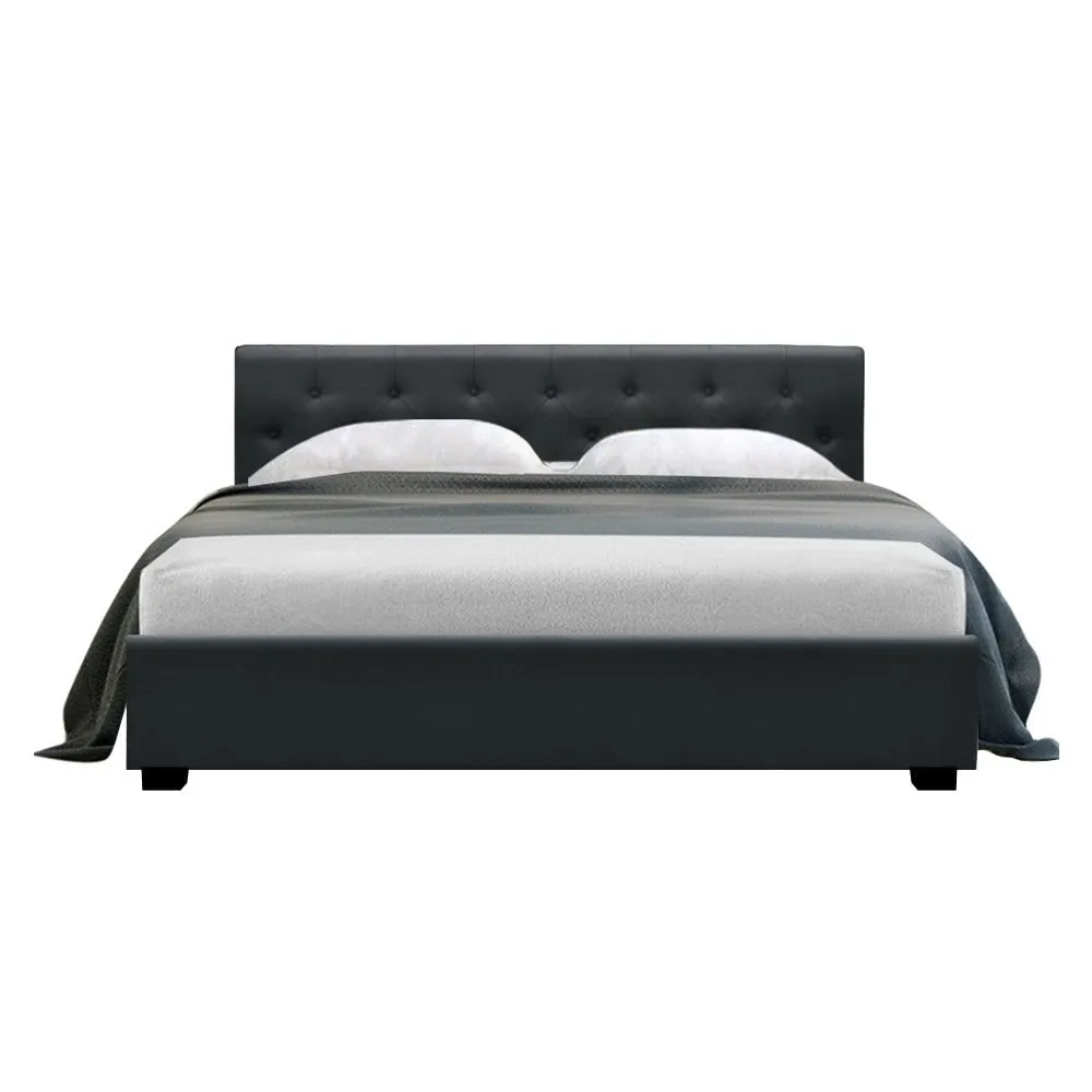 Dorilla Storage Queen Bed Frame Charcoal