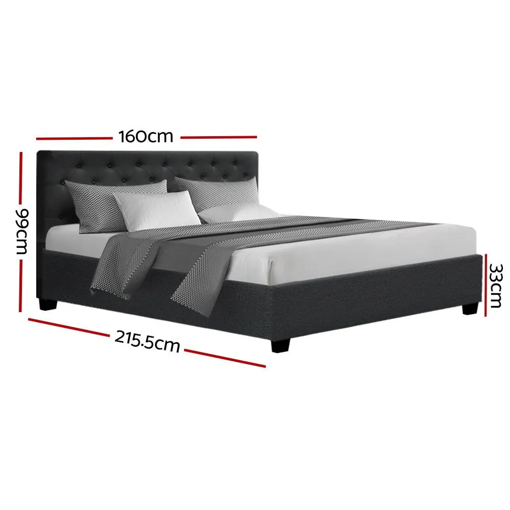 Dorilla Storage Queen Bed Frame Charcoal