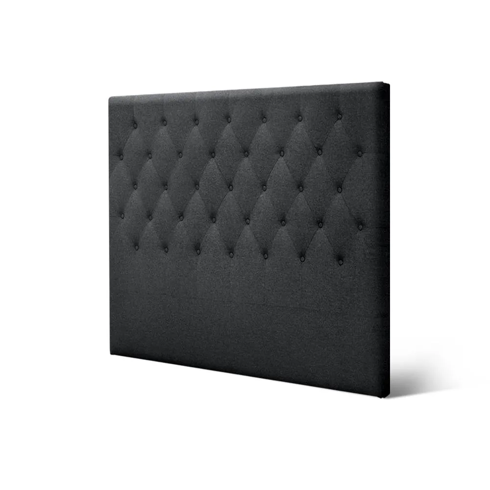 Double Size | Cappi Bed Headboard (Charcoal)