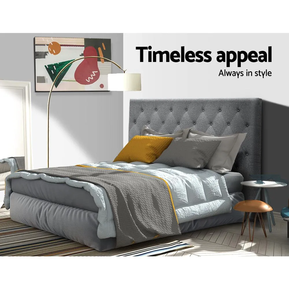 Double Size | Cappi Bed Headboard (Grey)