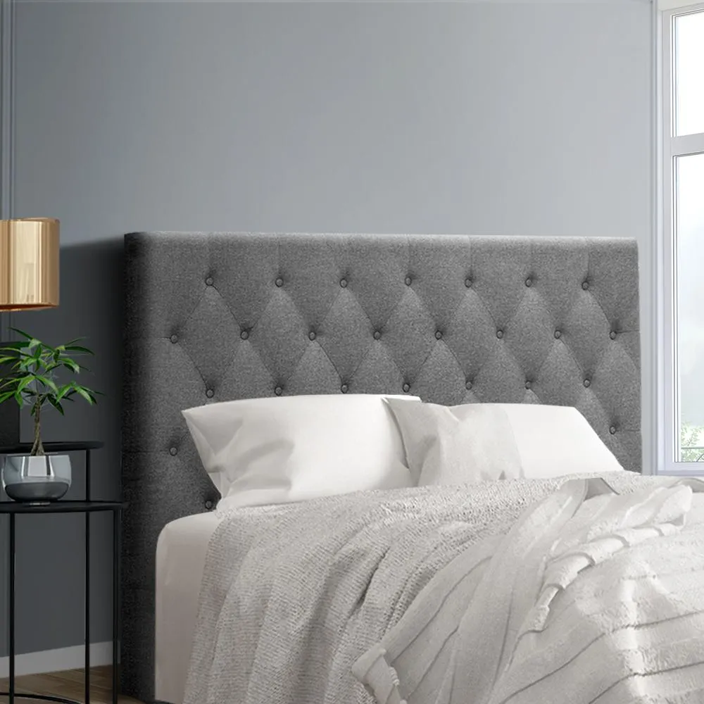 Double Size | Cappi Bed Headboard (Grey)