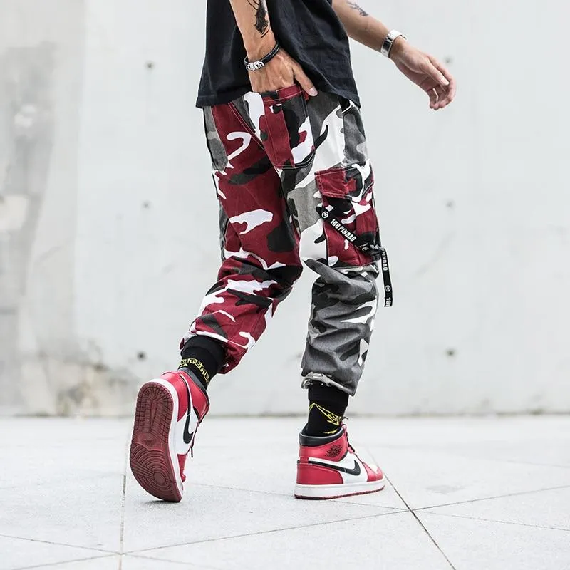 Duo-Tone Rouge Camo Cargo Pants