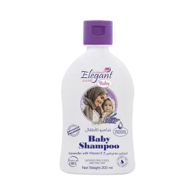 Elegant Baby Shampoo Lavender With Vitamin E 200ml