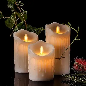 Eswarr Electricals Melting Swinging LED Candlelight Elegance for Enchanting Atmospheres- Pack of 6