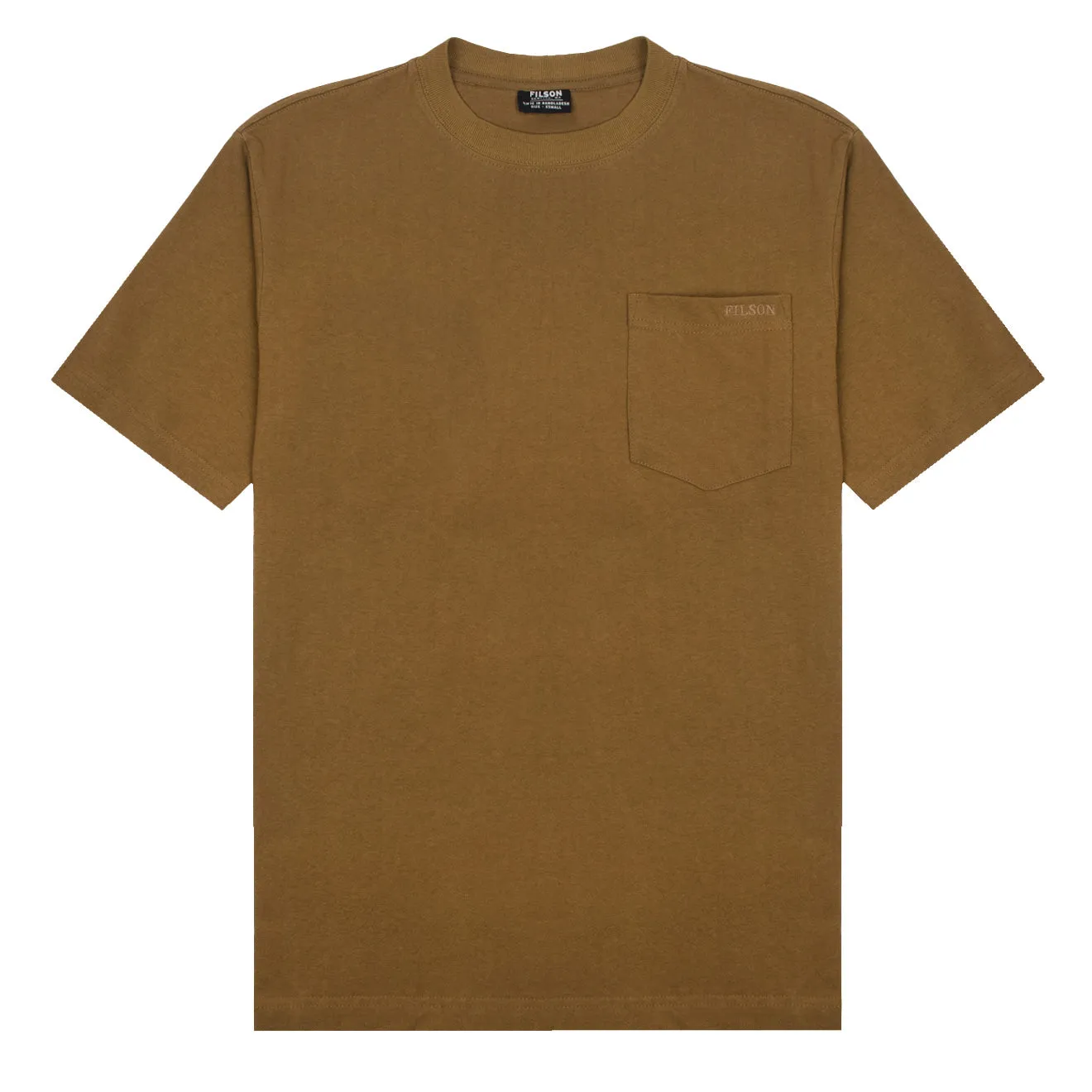 Filson S/S Outfitter Solid One Pocket T-Shirt Gold Ochre