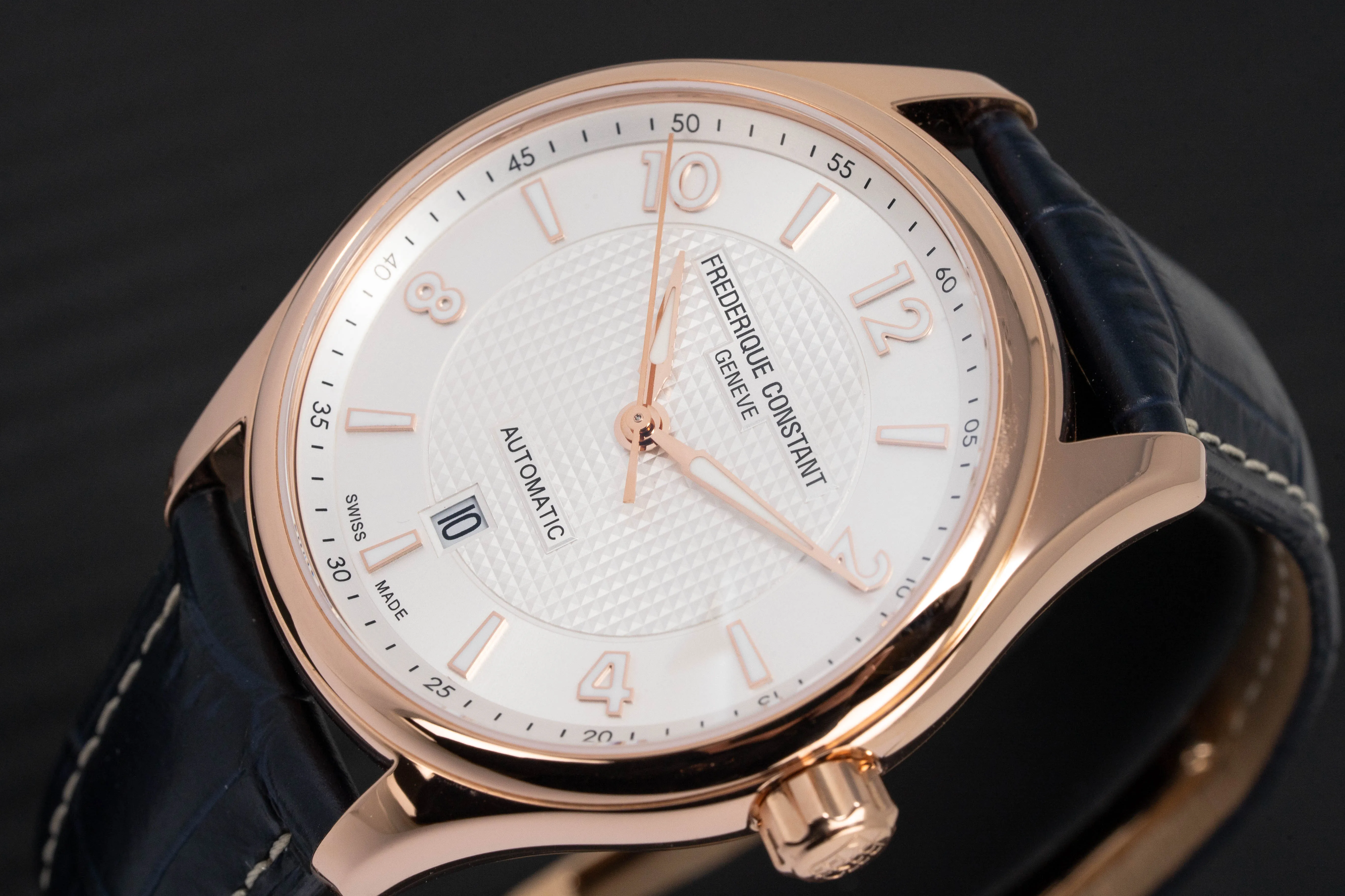 Frederique Constant Watch Automatic Runabout Limited Edition Rose Gold PVD FC-303RMS5B4